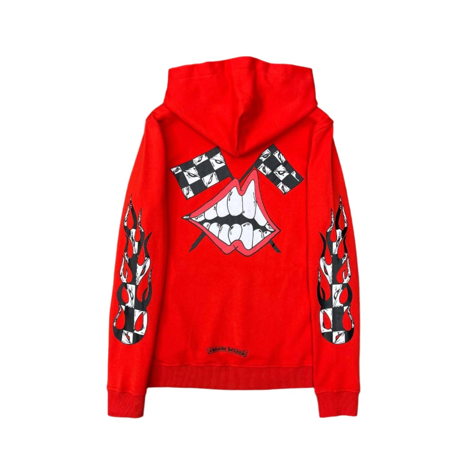 Chrome Hearts x Matty Boy Flame Graphic Red Hoodie