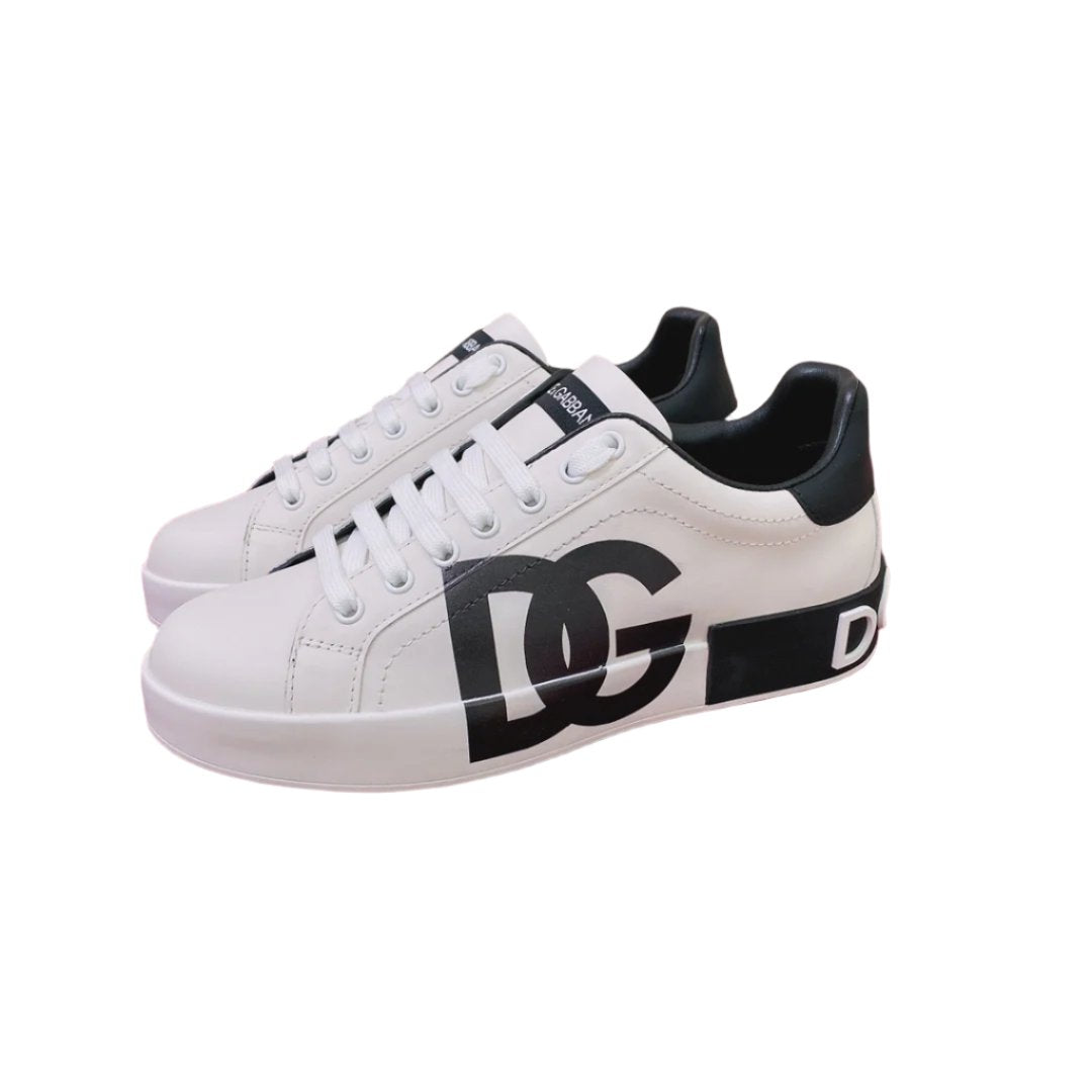 Dolce & Gabbana Portofino Black/White Sneakers