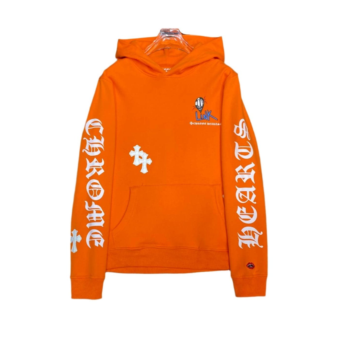 Chrome Hearts x Matty Boy "Build" Orange Hoodie