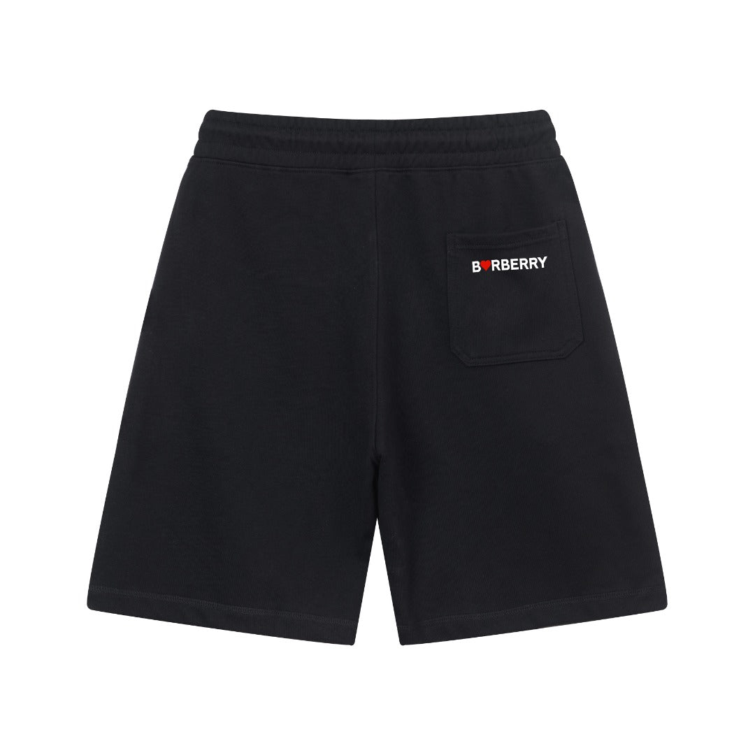 Burberry England "B❤️RBERRY" Black Shorts