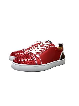 Christian Louboutin Metallic Red Spike Red Bottoms