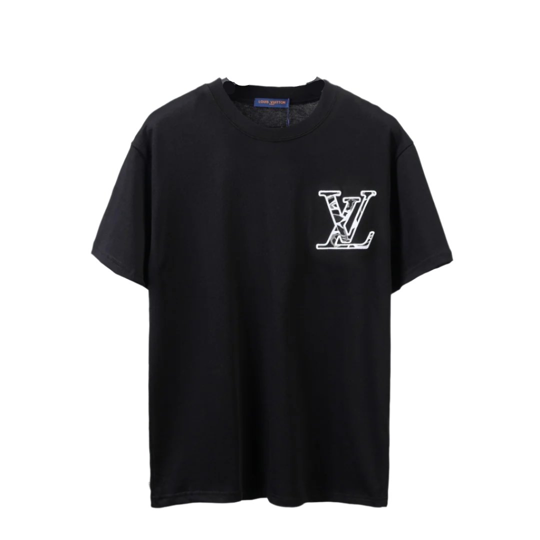 Louis Vuitton Monogram LV Logo Graphic T-Shirt