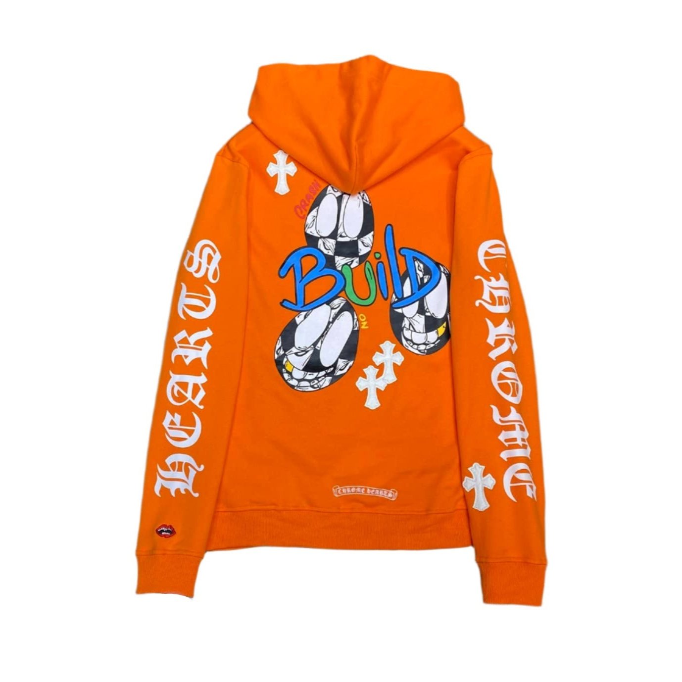 Chrome Hearts x Matty Boy "Build" Orange Hoodie