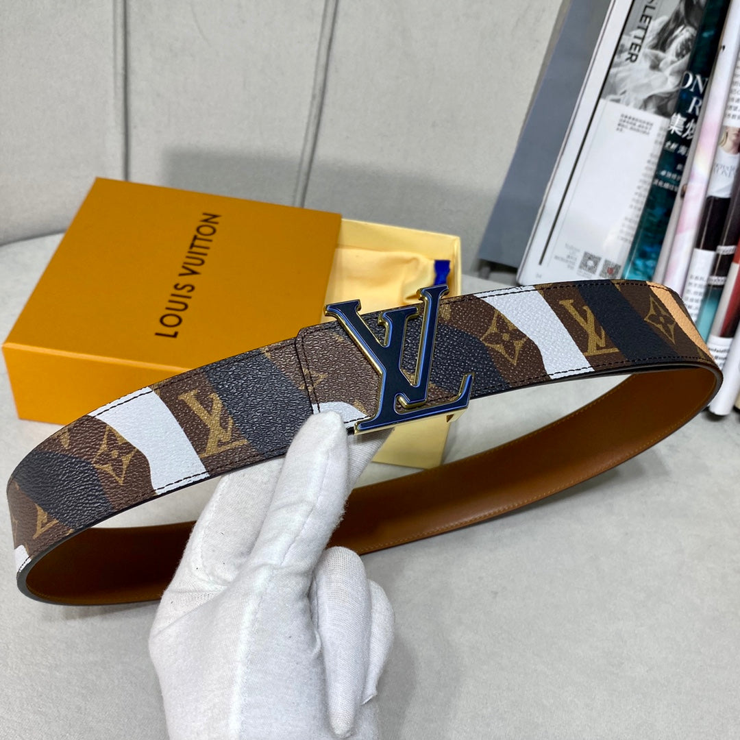 Louis Vuitton LV Logo Monogram Belt