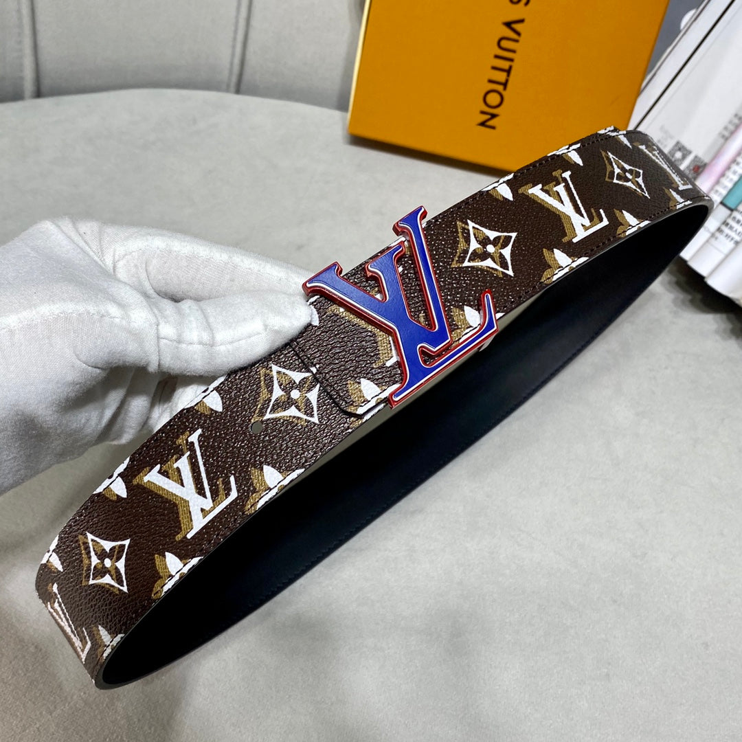 Louis Vuitton LV Logo Monogram Belt