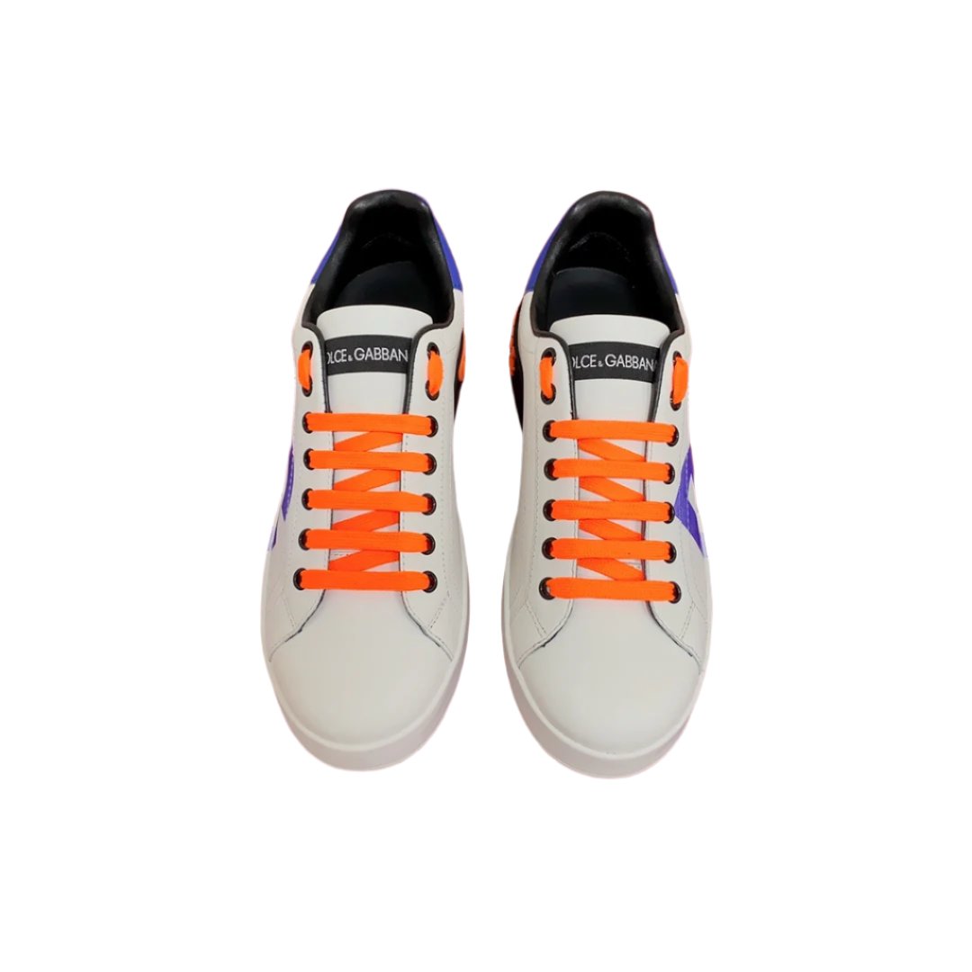 Dolce & Gabbana Portofino Blue/Orange Sneakers