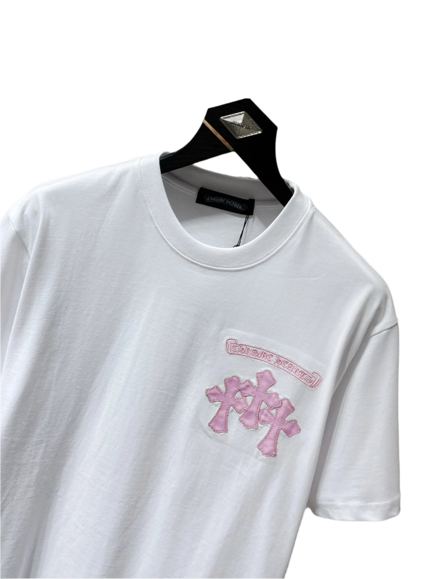 Chrome Hearts x Matty Boy "Caution" White T-Shirt