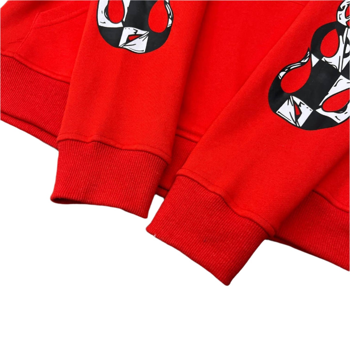 Chrome Hearts x Matty Boy Flame Graphic Red Hoodie