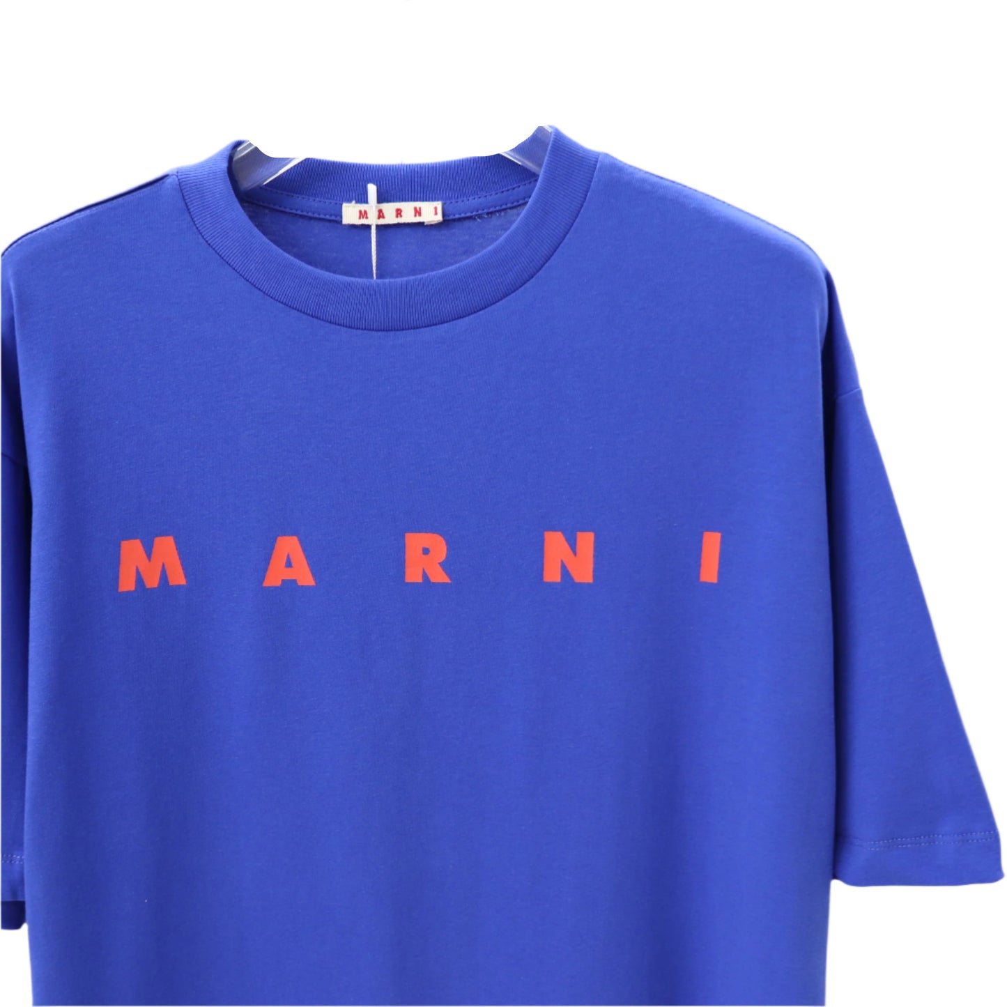 Marni Emphasized Logo Blue T-Shirt