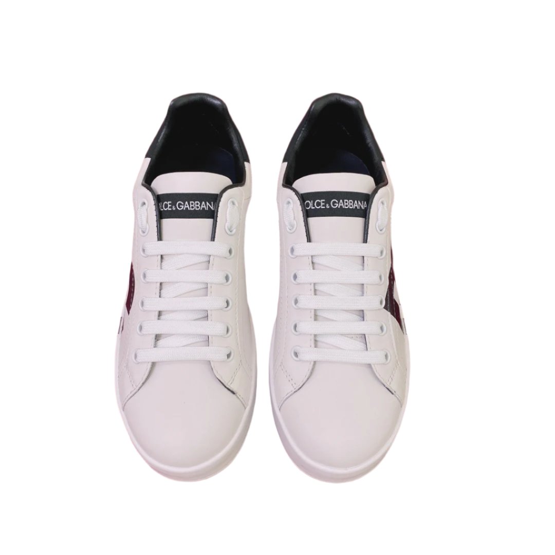 Dolce & Gabbana Portofino Black/White Sneakers