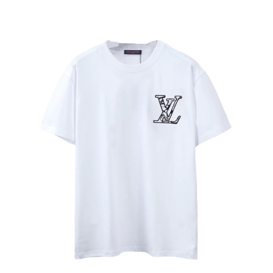 Louis Vuitton Monogram LV Logo Graphic T-Shirt