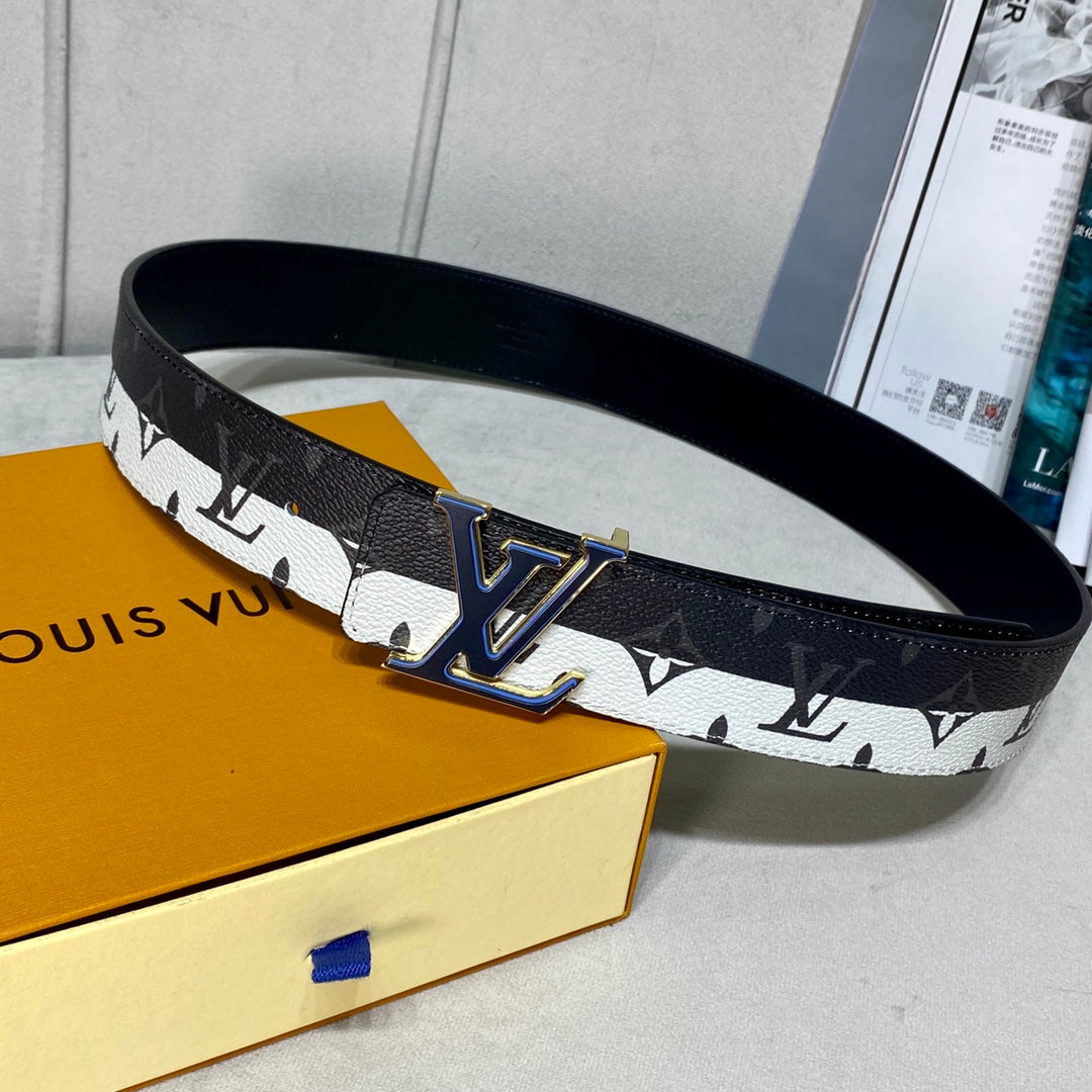 Louis Vuitton LV Logo Monogram Belt