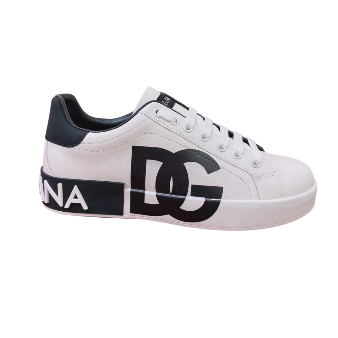 Dolce & Gabbana Portofino Black/White Sneakers