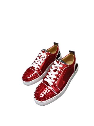 Christian Louboutin Metallic Red Spike Red Bottoms