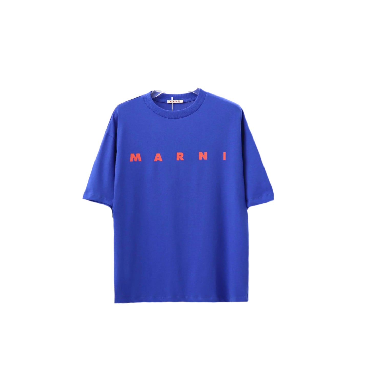 Marni Emphasized Logo Blue T-Shirt