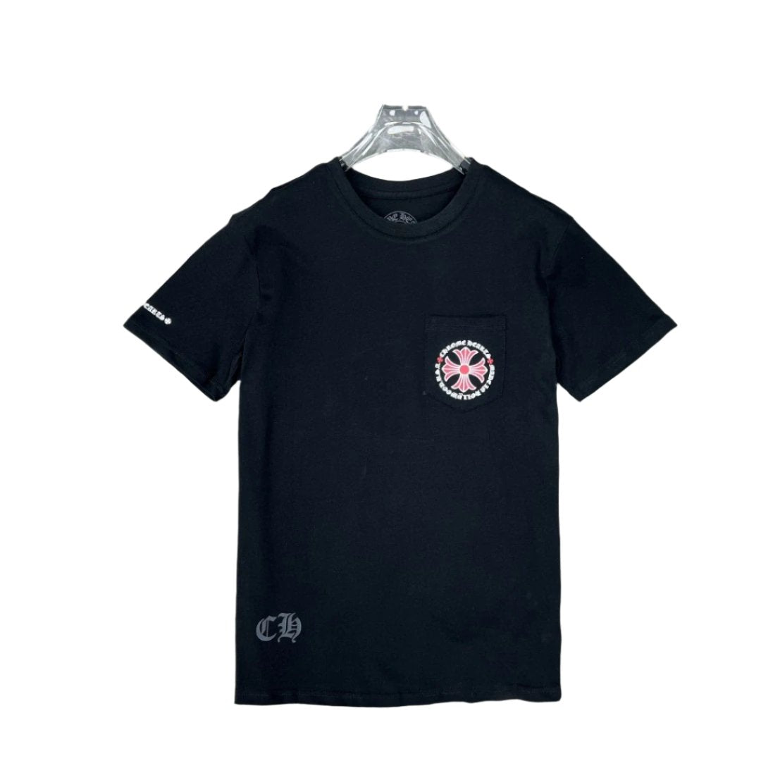 Chrome Hearts "Made In Hollywood USA" Red Cross T-Shirt