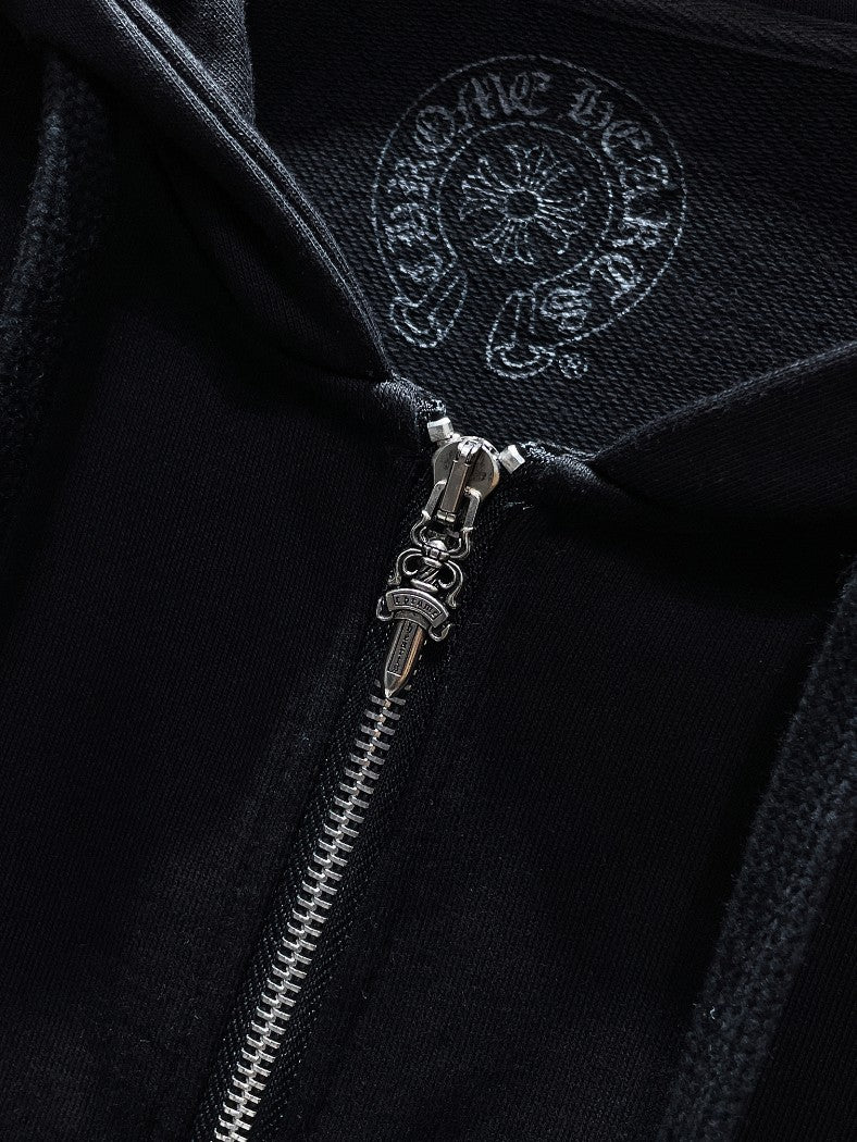 Chrome Hearts Multi-Color Horse Shoe Zip-Up Hoodie