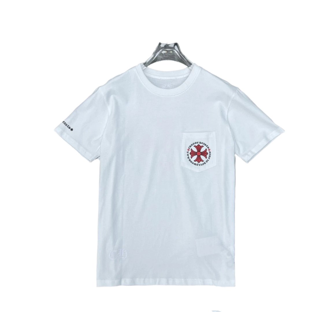 Chrome Hearts "Made In Hollywood USA" Red Cross T-Shirt