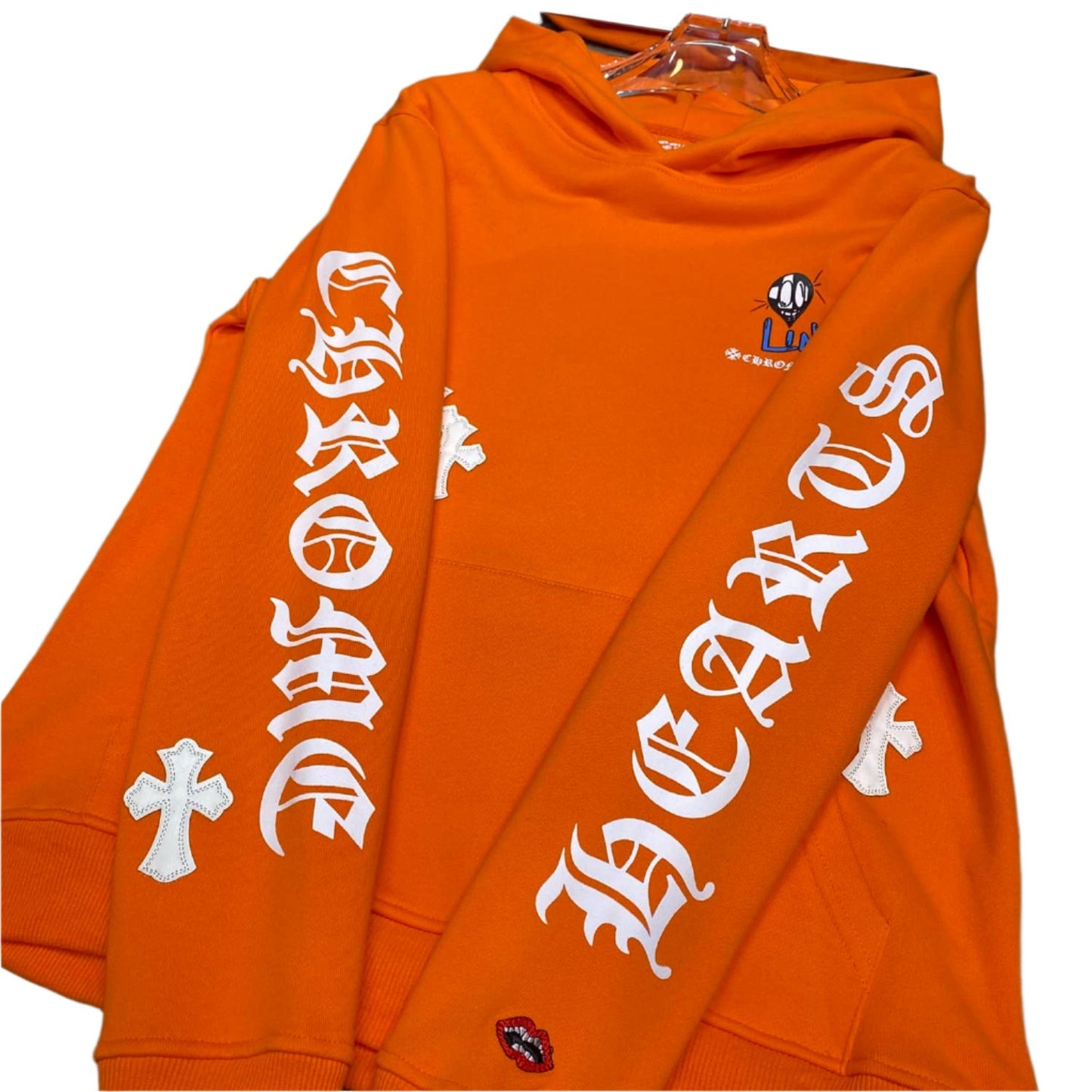 Chrome Hearts x Matty Boy "Build" Orange Hoodie