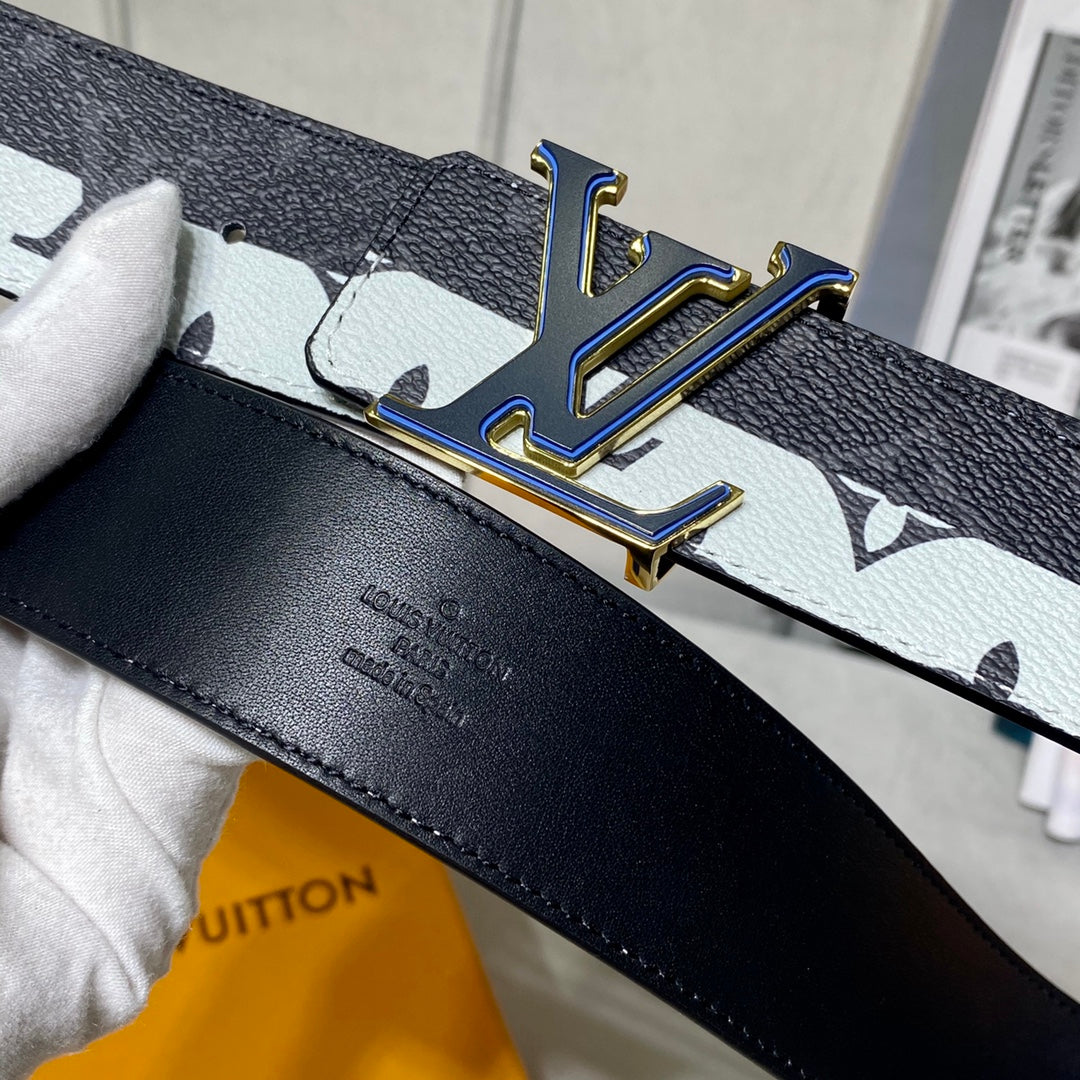 Louis Vuitton LV Logo Monogram Belt