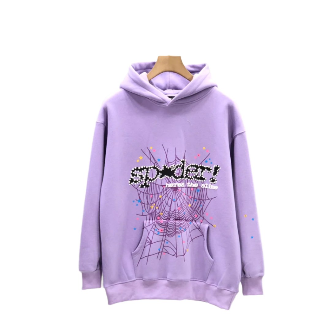 Sp5der "Heres The Slime" Acai Hoodie & Sweatpants