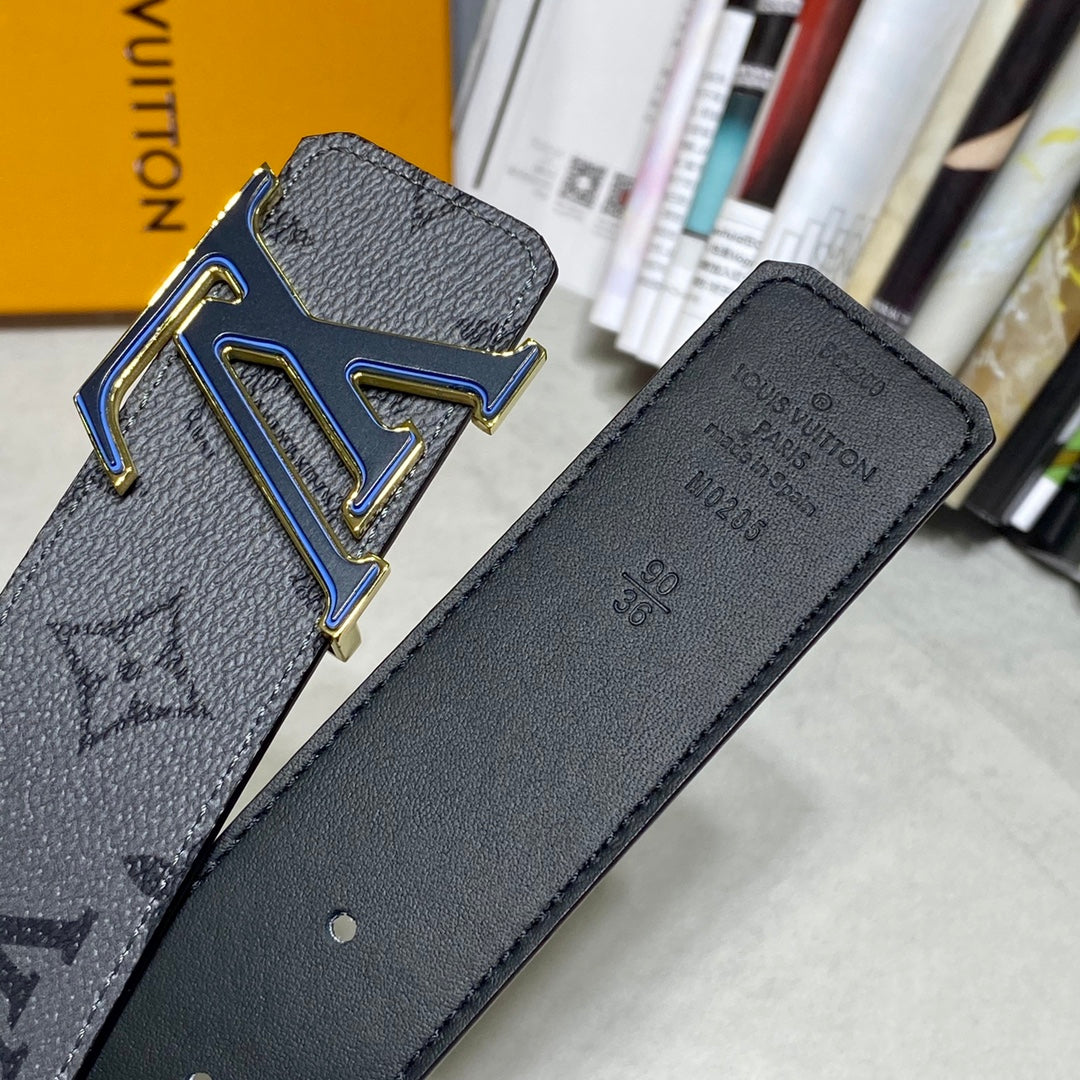 Louis Vuitton LV Logo Monogram Belt