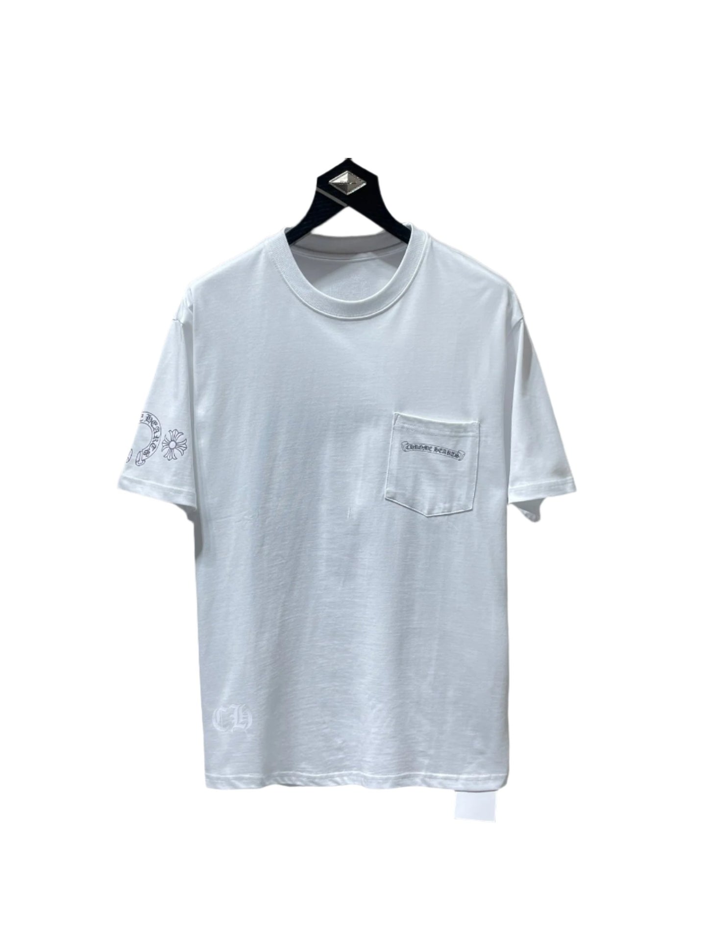 Chrome Hearts Multicolor Cemetery White T-Shirt