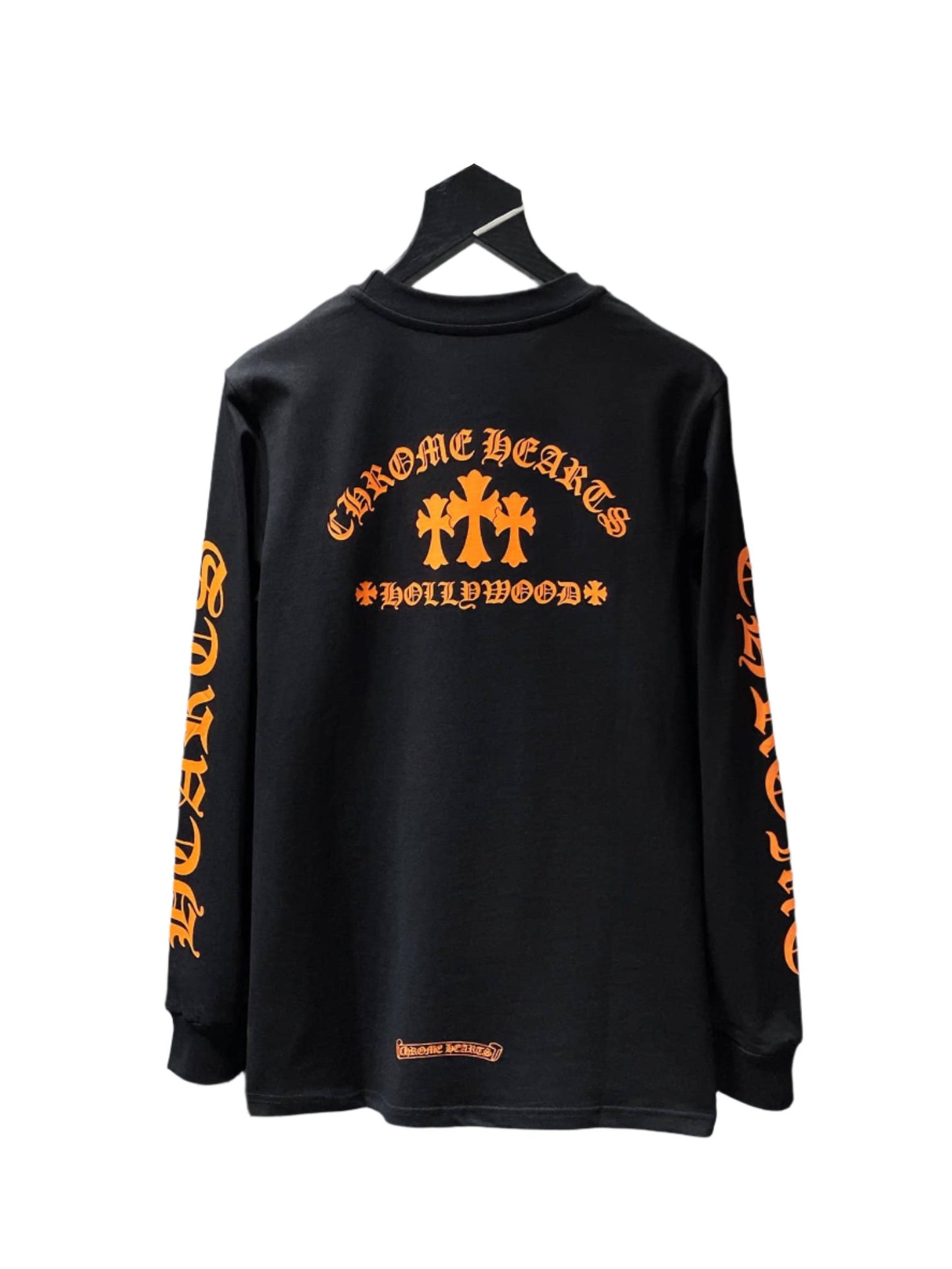 Chrome Hearts Orange Hollywood Graphic Longsleeve Shirt