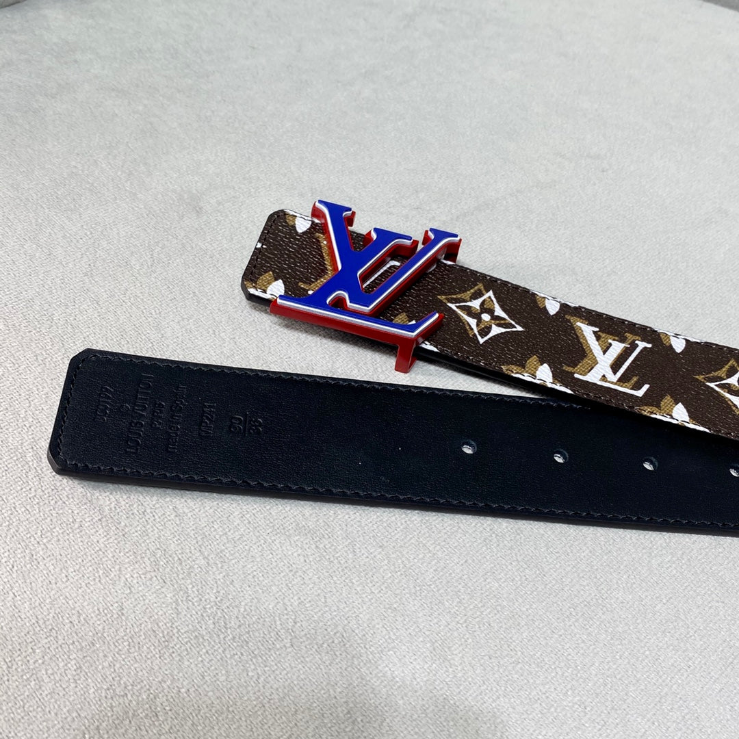 Louis Vuitton LV Logo Monogram Belt