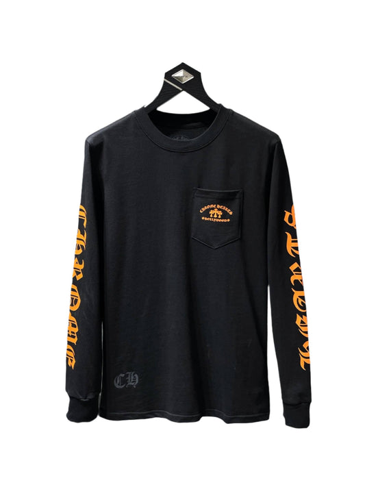 Chrome Hearts Orange Hollywood Graphic Longsleeve Shirt