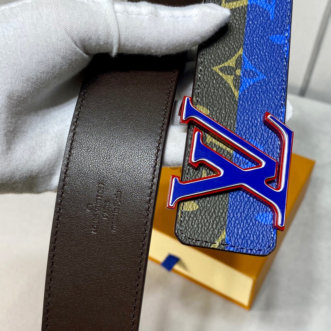 Louis Vuitton LV Logo Monogram Belt