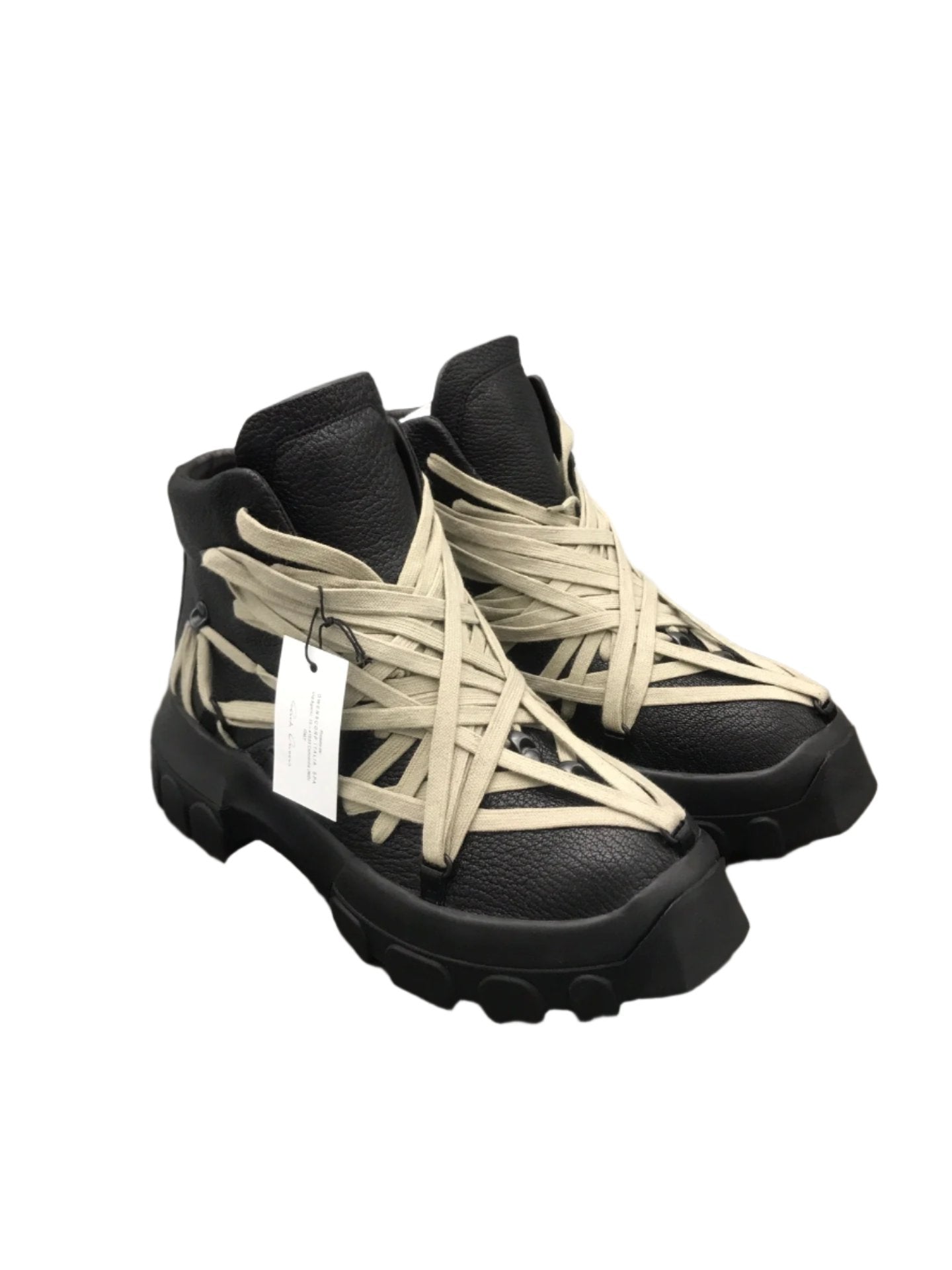 Rick Owens Megalace Tecuatl SS20 Tractor Boots