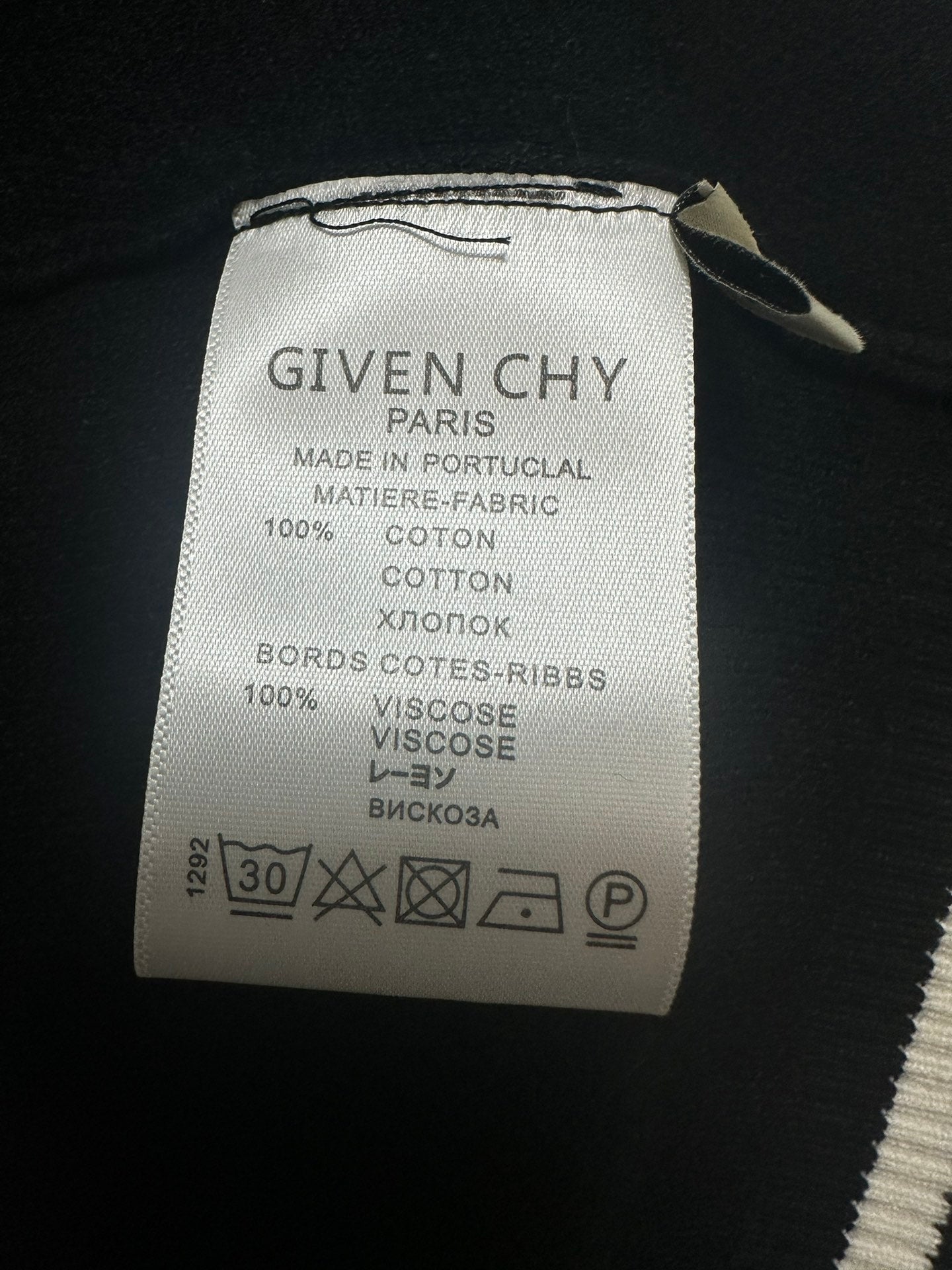 Givenchy Black Track Jacket