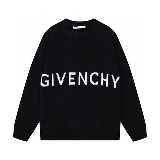 Givenchy Classic Big Logo Black Sweater