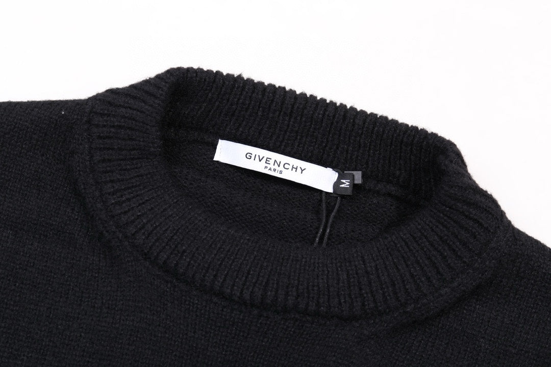 Givenchy Classic Big Logo Black Sweater